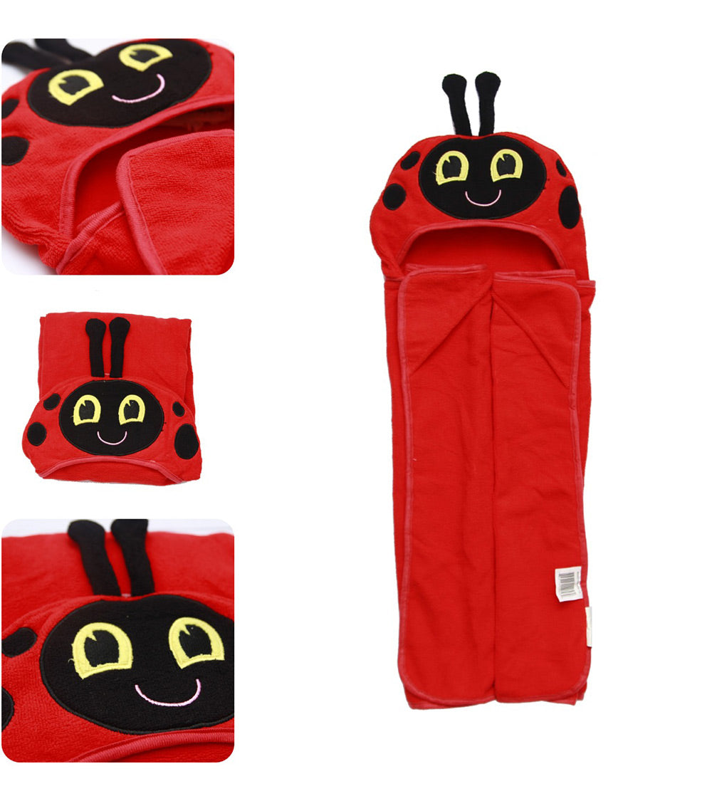 Lady Bug Hooded Towel - Hudson Baby