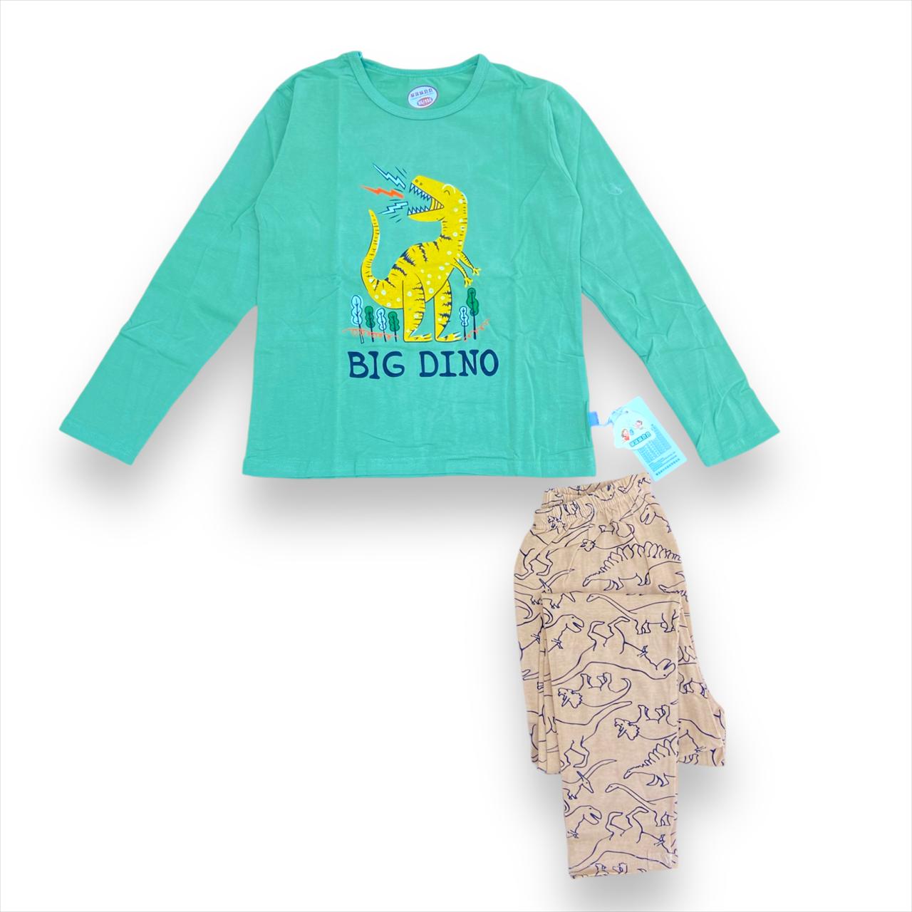 Green Dino 2pcs suit