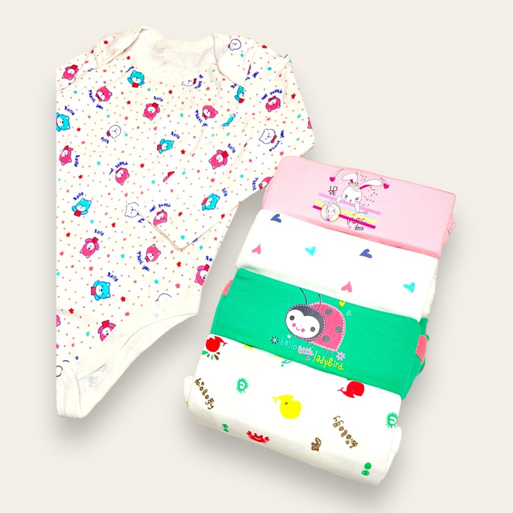 Body Suit Full Sleeves - Pack Of 5 - Cart's bluefly