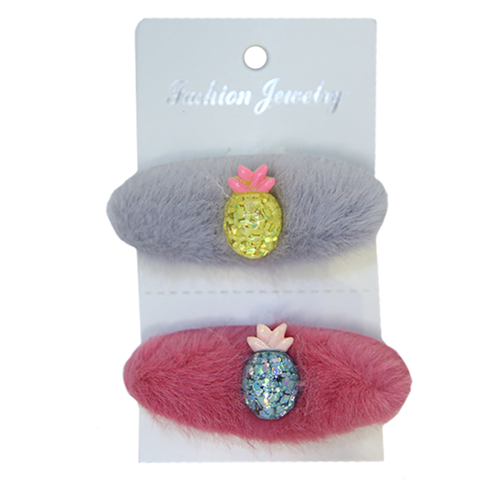 Pineapple Clips - Pack of 2 - Fashion Jewelry