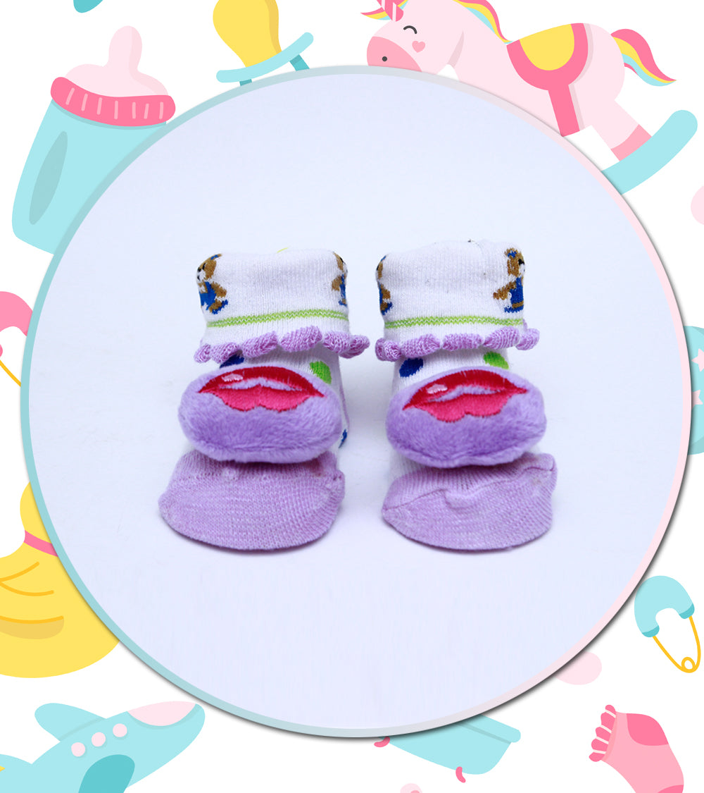 Purple Lips - Booties