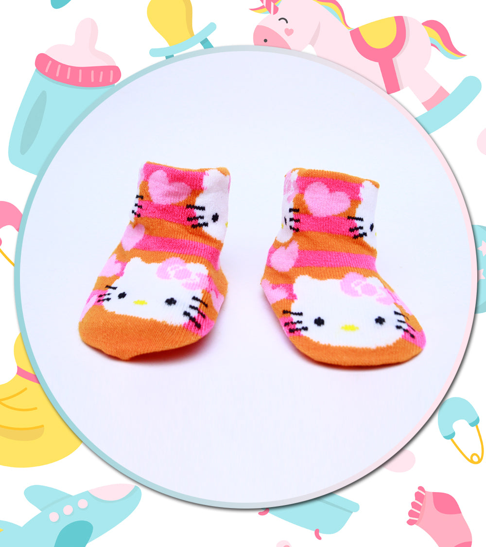 Kitty Orange Booties - Carter's