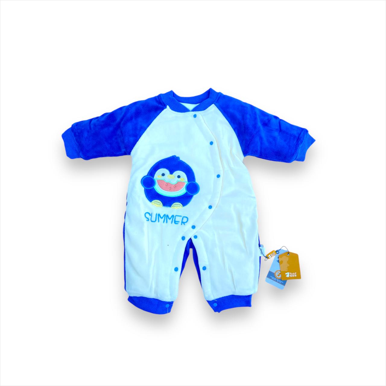 Pengiun Watermelon Quill Romper