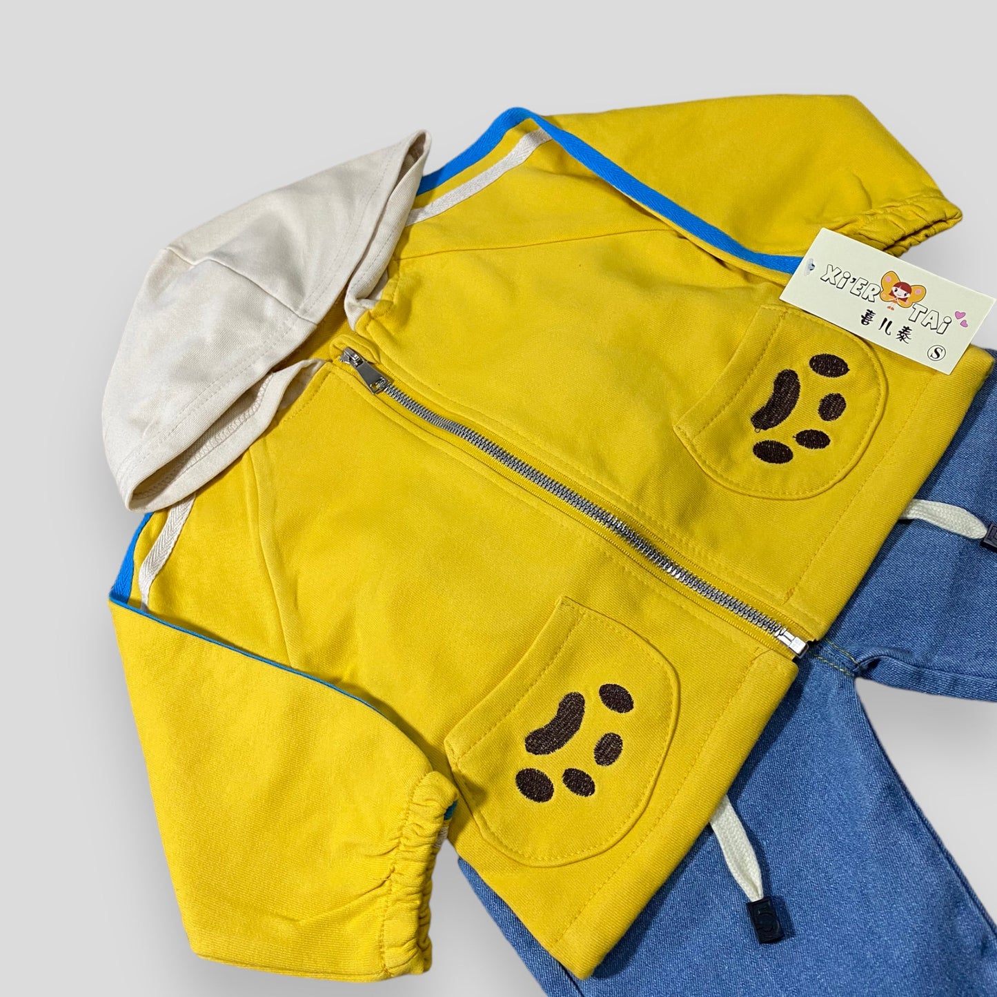 Yellow Lion - Hoodie Track Suit