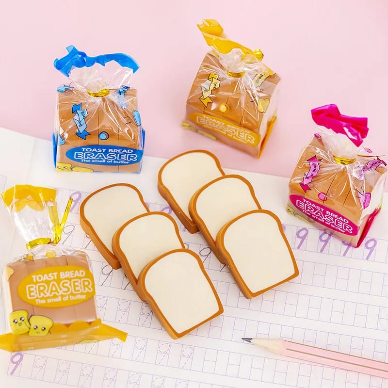 Toast Bread-Erasers