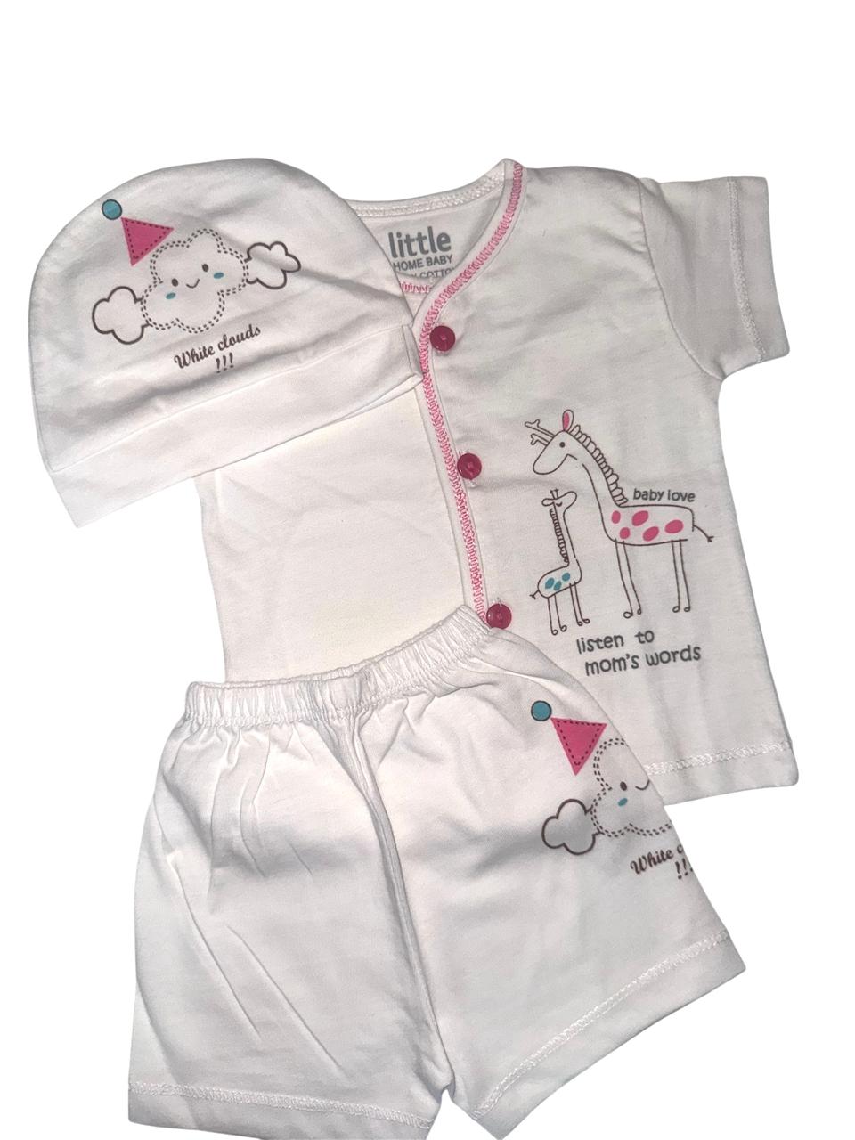 Giraffe- 3-Pieces Set 0-3 Months