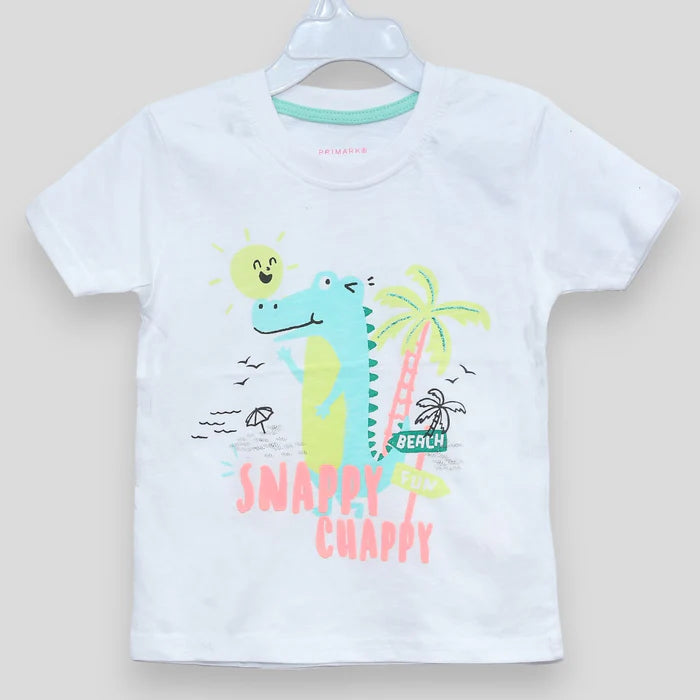 Dino Party - White - T-Shirt