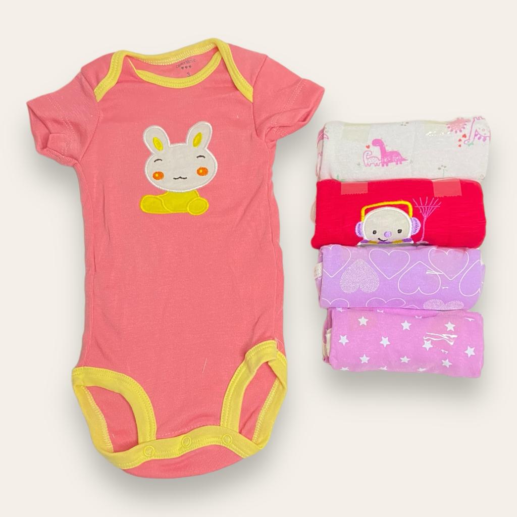 Body Suit half Sleeves - Pack Of 5 - Carter's Love