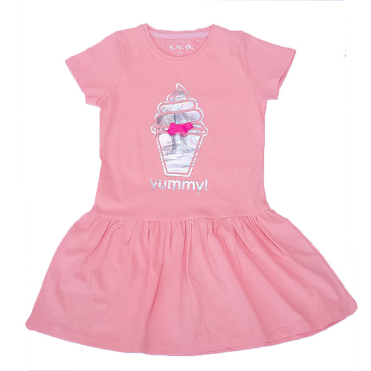 Ice Cream - Peach - Frock - Kids