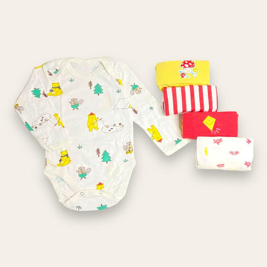 Little One Body Suit - Full Sleeves - Pack of 5