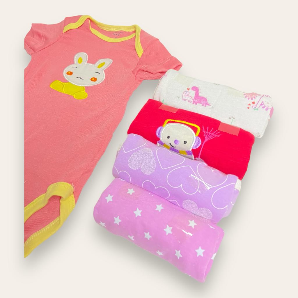 Body Suit half Sleeves - Pack Of 5 - Carter's Love