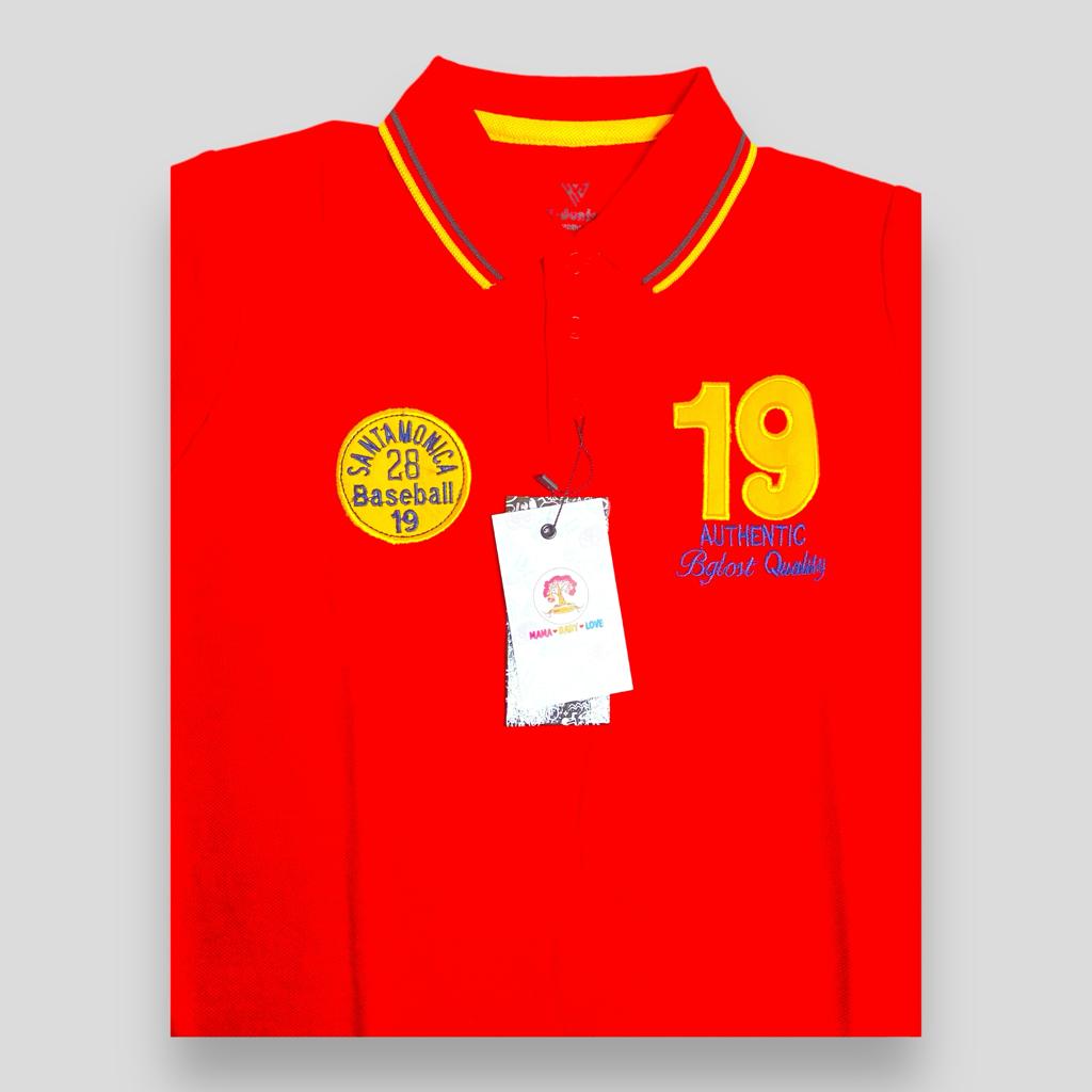 Boys Polo 19 - Red - Shirts