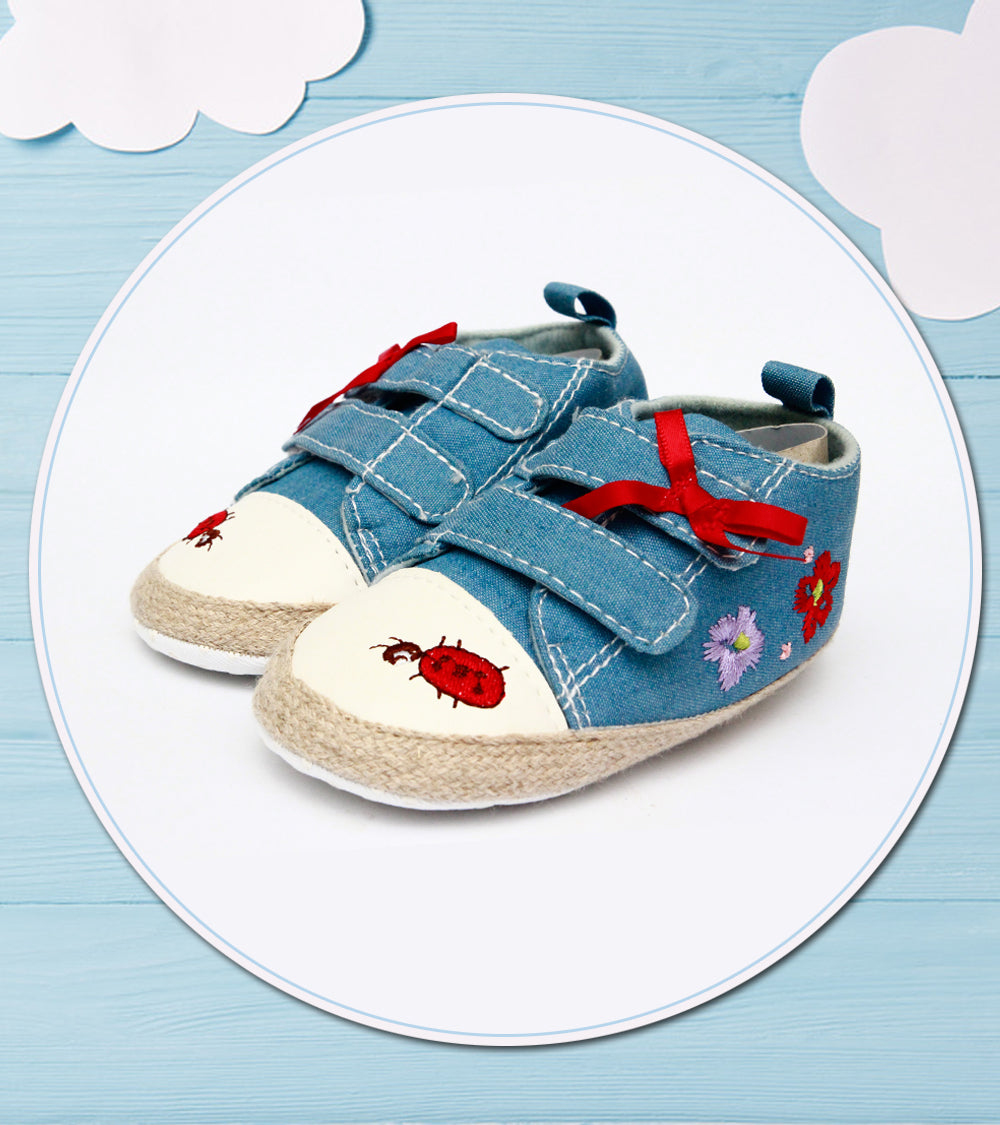 Red Lady Bug - Booties