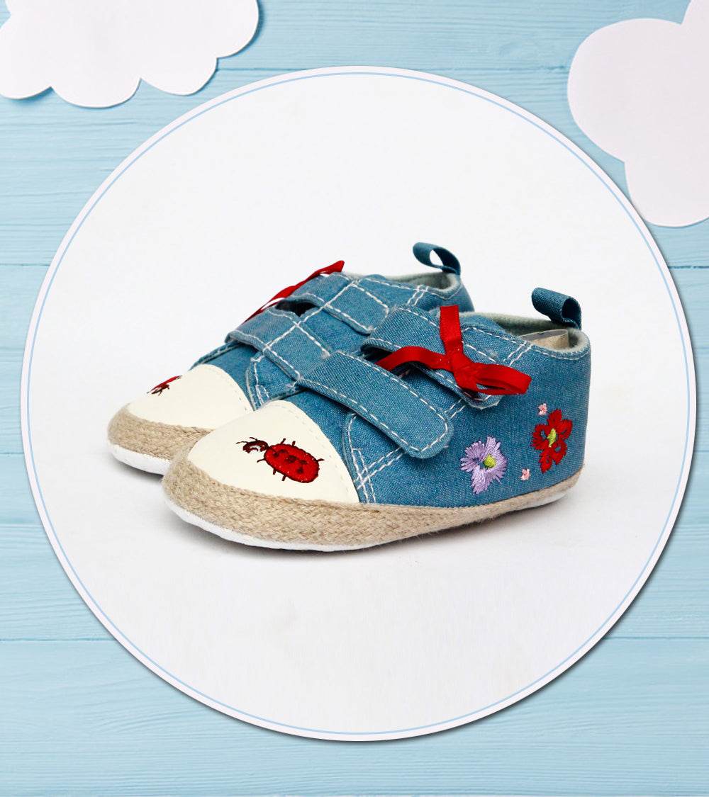 Red Lady Bug - Booties