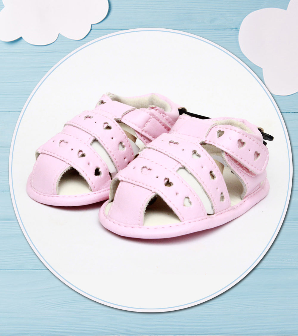 Pink Heart - Booties