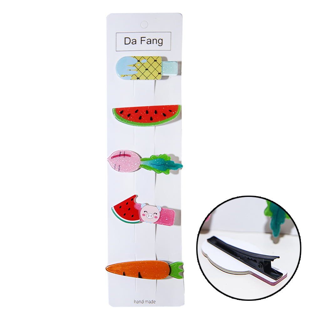 Fruits Clips - Pack of 2 - Fashion Jewelry