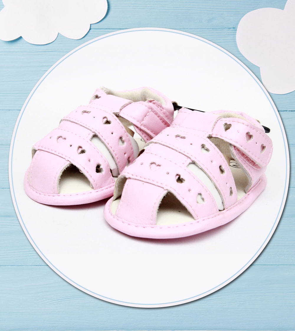 Pink Heart - Booties