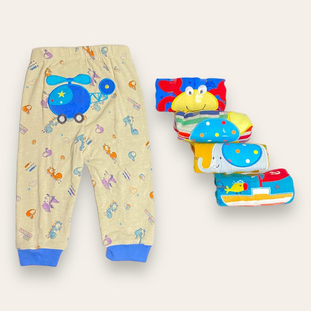 Boys Trouser - Pack Of 5- Carter's bluefly