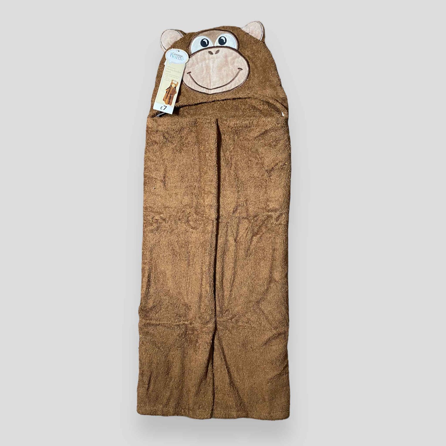 Monkey - Brown - George Home Towel Sheet