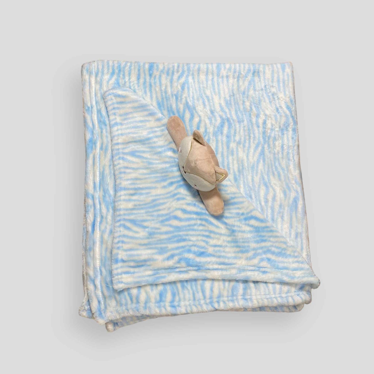 Toy Blanket - 2 Pcs Set - Blue