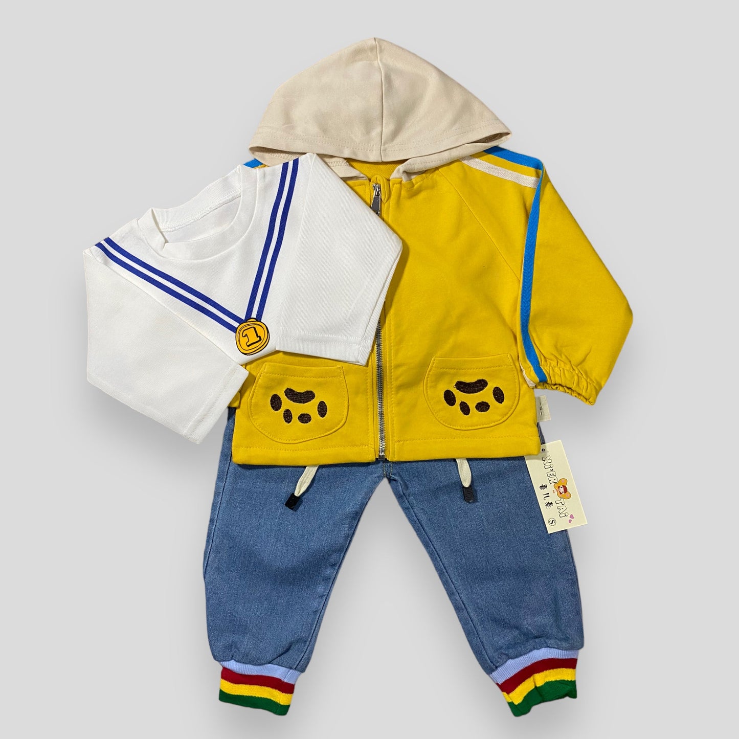 Yellow Lion - Hoodie Track Suit