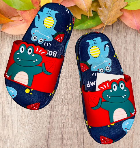 Dino - Red - Slippers