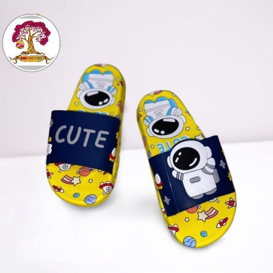 Cute - Astronaut - Blue Slippers