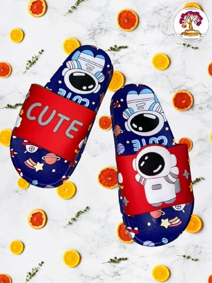 Cute - Astronaut - Red Slippers