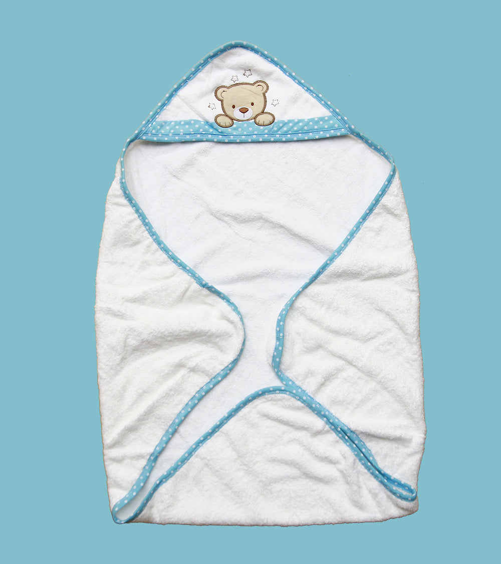 Blue Hooded - Towel Sheet