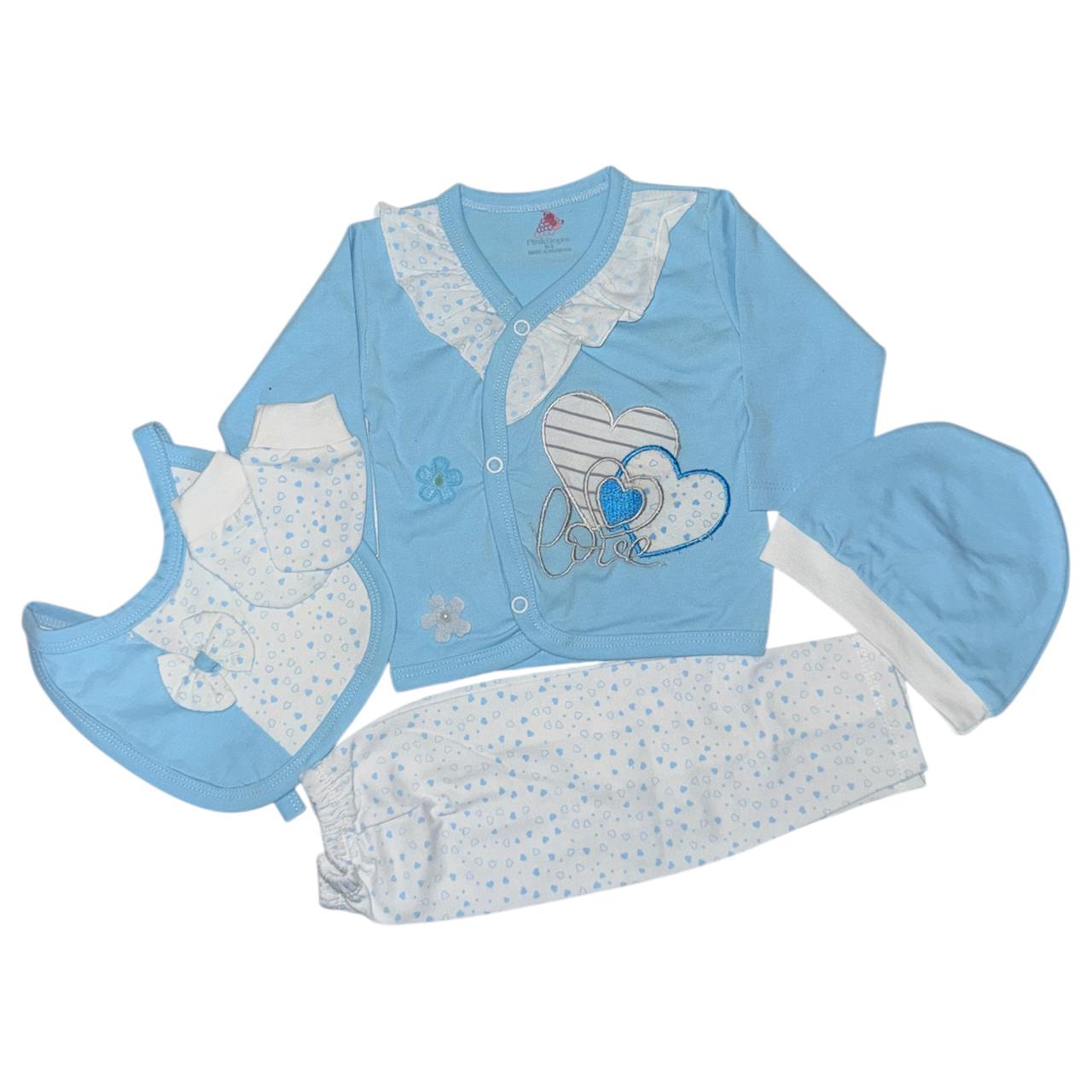 Blue Little Heart's Pack Of 5 Set