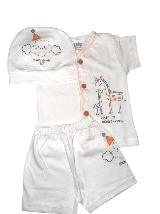 Giraffe- 3-Pieces Set 0-3 Months