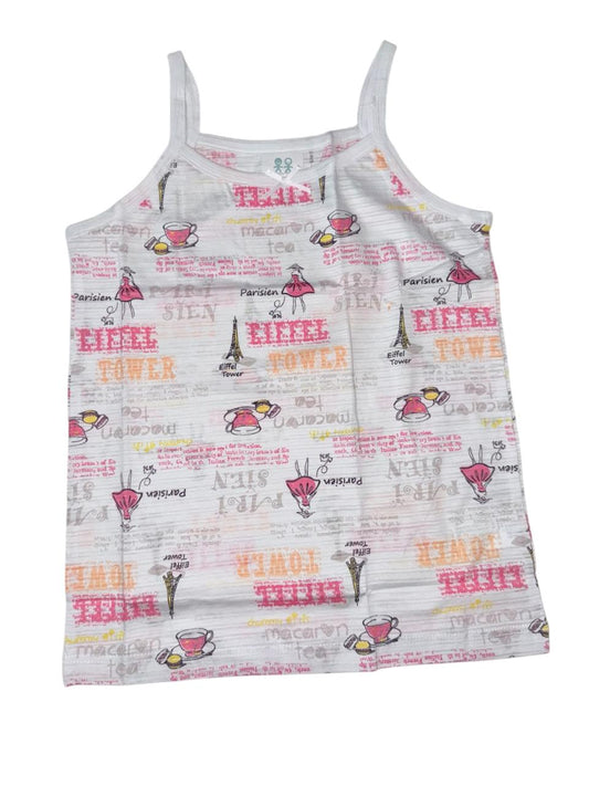 Tea At Eiffel Tower-Tank Top