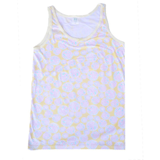 Yellow Floral Tank Top